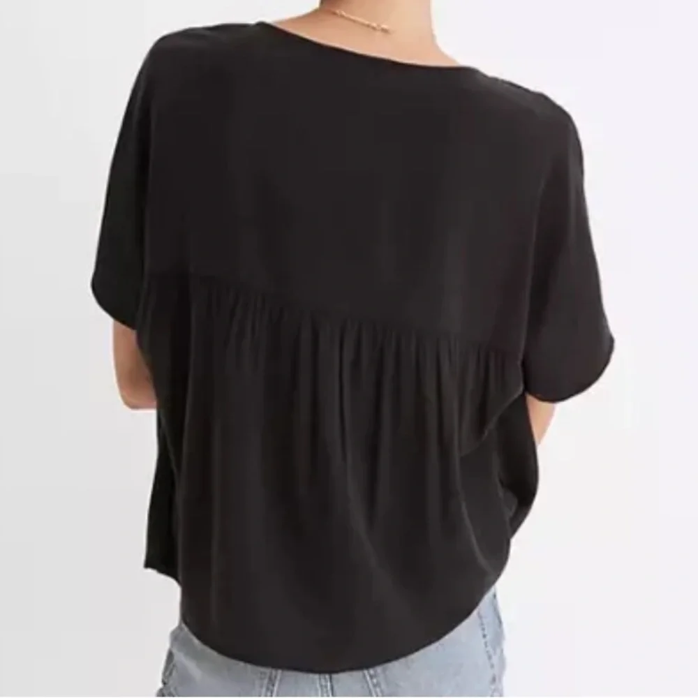 NWT Madewell Lusterweave Pintuck Blouse - Picture 2 of 6